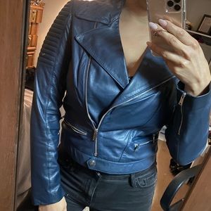 Marciano leather moto jacket